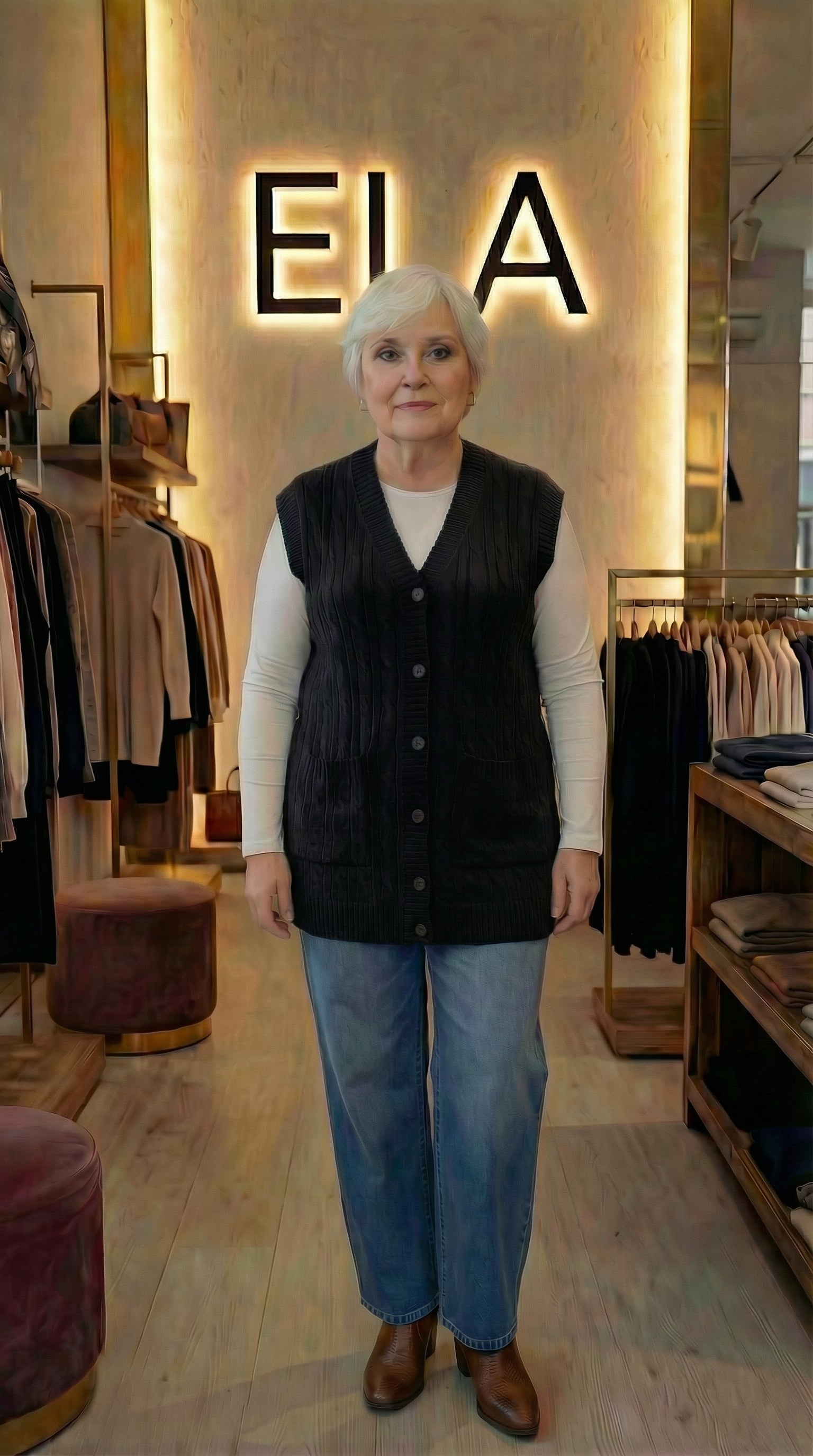 Anne Yeleği 3 Renk- Siyah