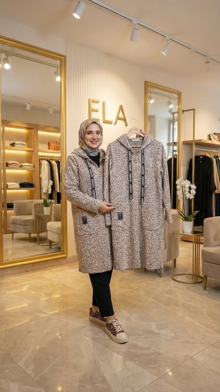 Karyağdı Vizon Buklet Hırka