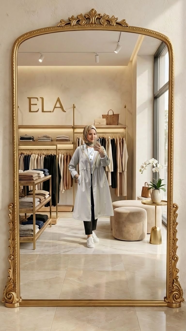 Taş Rengi Spor Trençkot