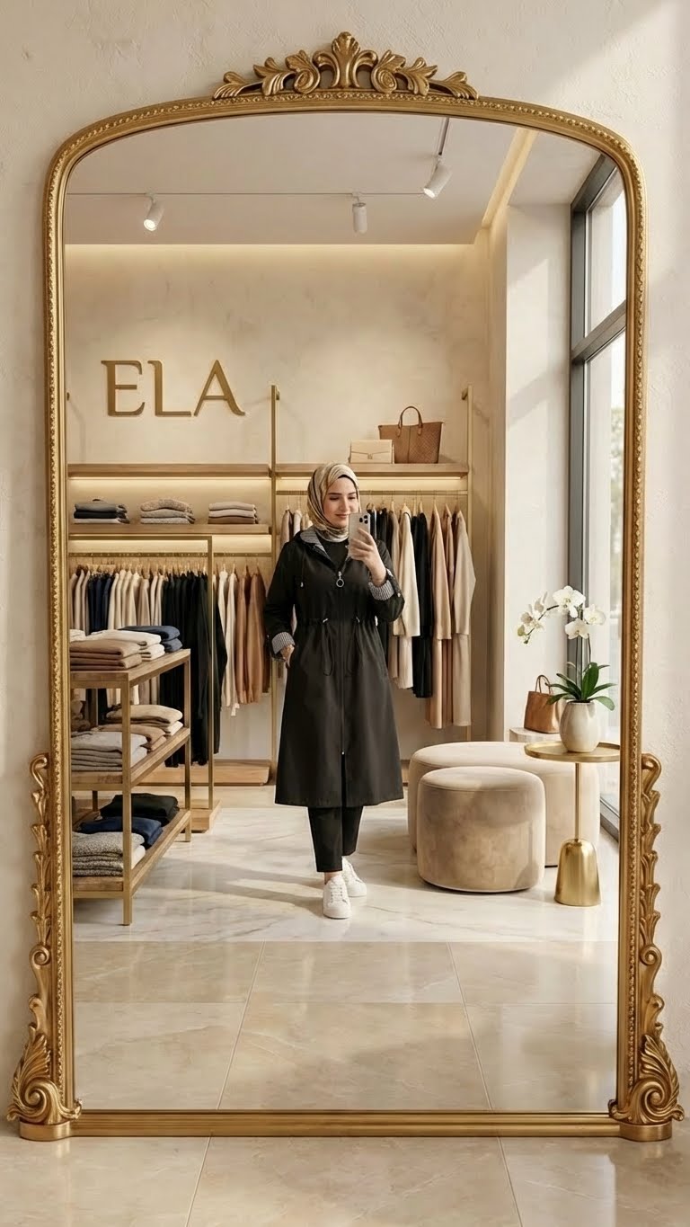 Siyah Spor Trençkot