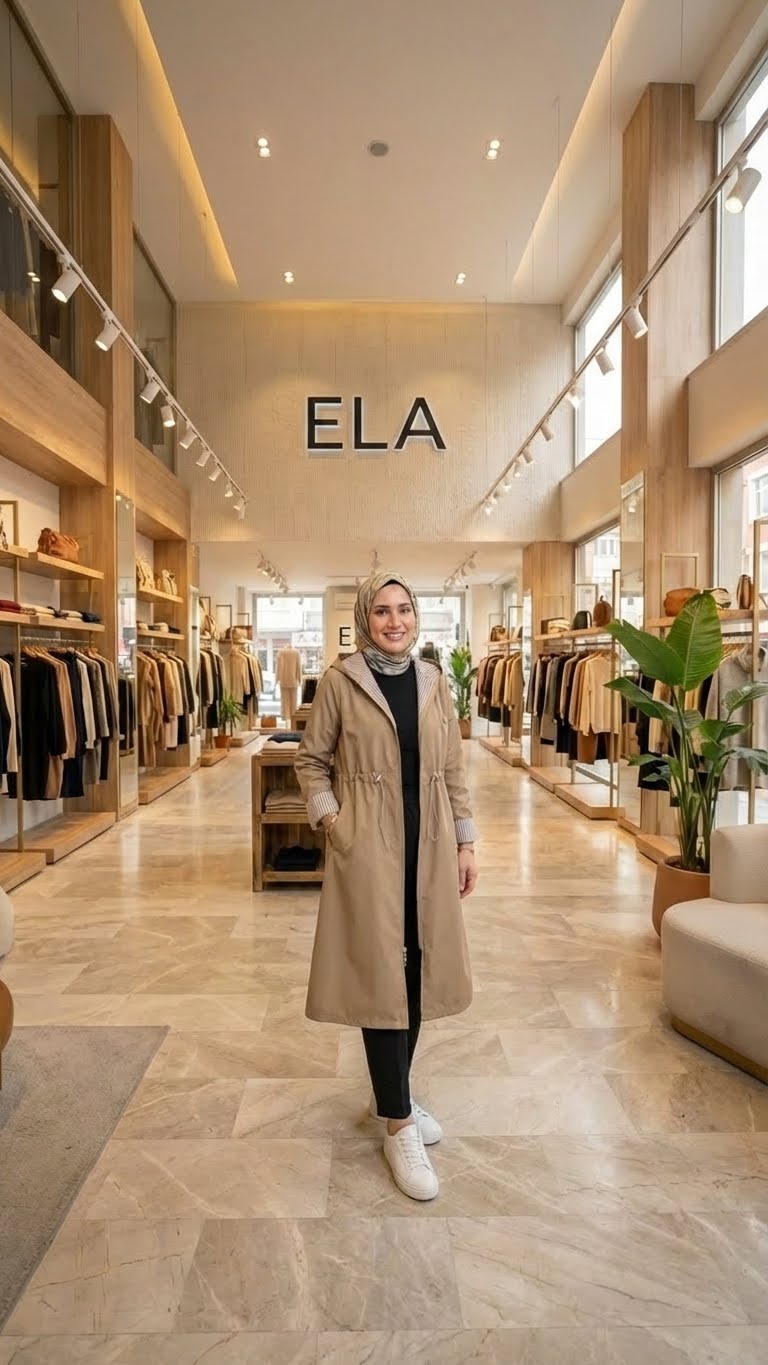 Bej Vizon Spor Trençkot