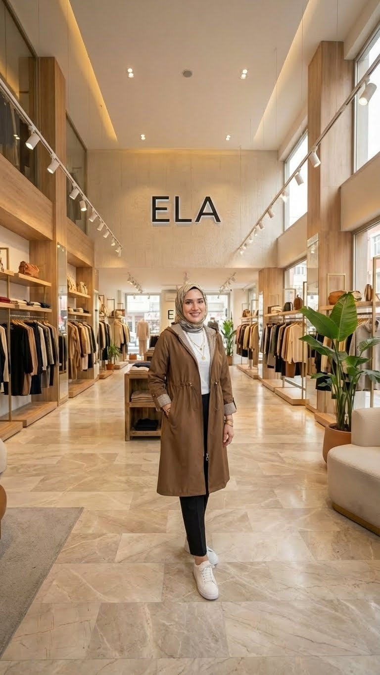 Koyu Kahverengi Spor Trençkot