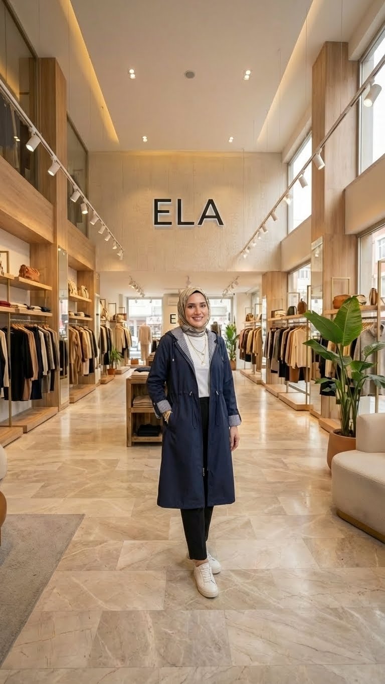 Lacivert Spor Trençkot