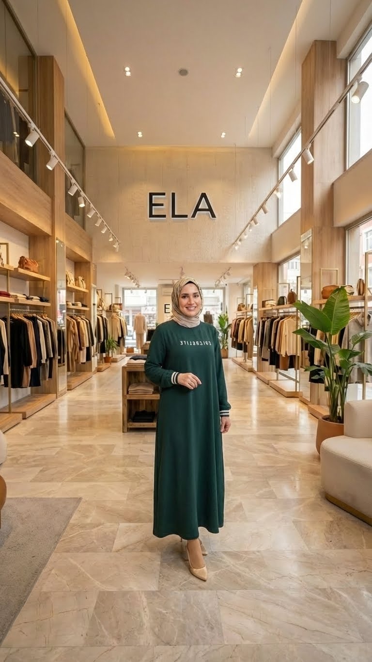 Koyu Yeşil Aerobin Elbise