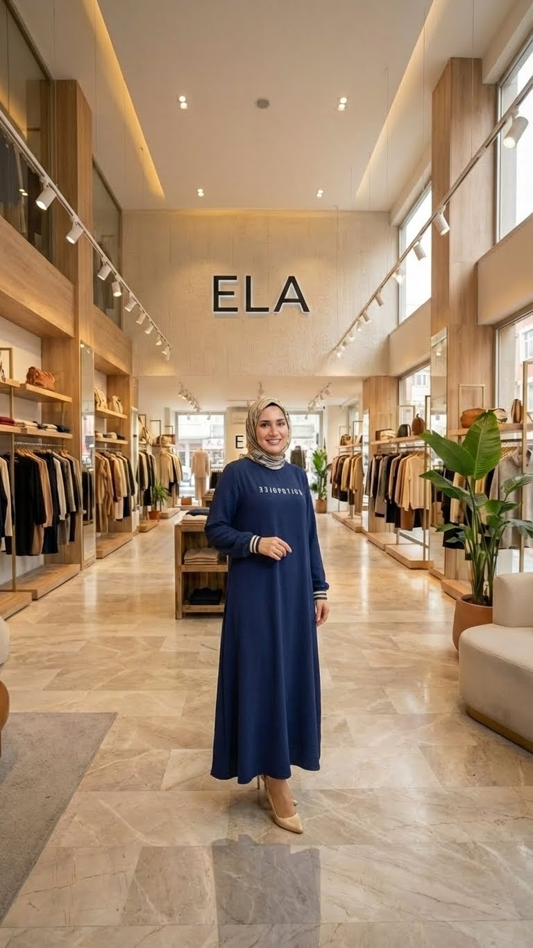 Koyu Mavi Aerobin Elbise