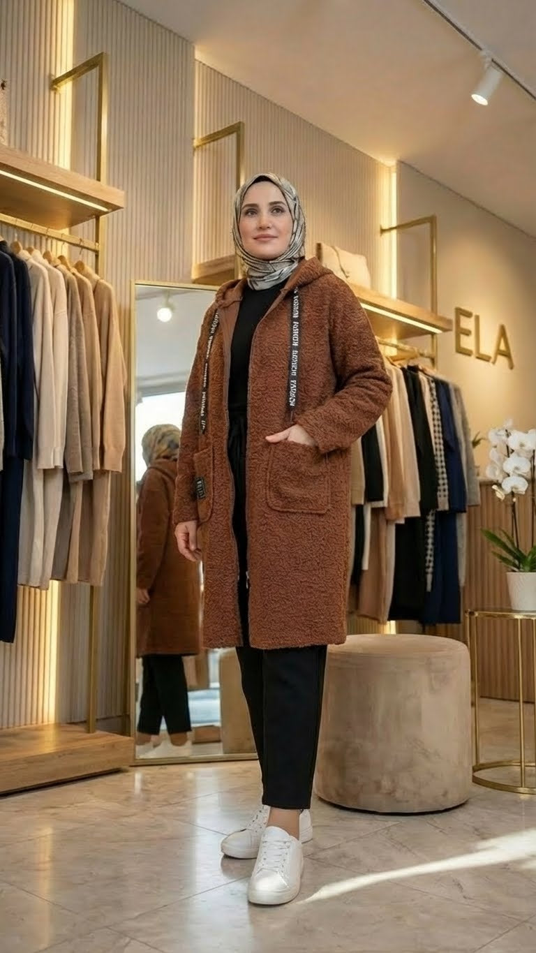 Tarçın Buklet Hırka