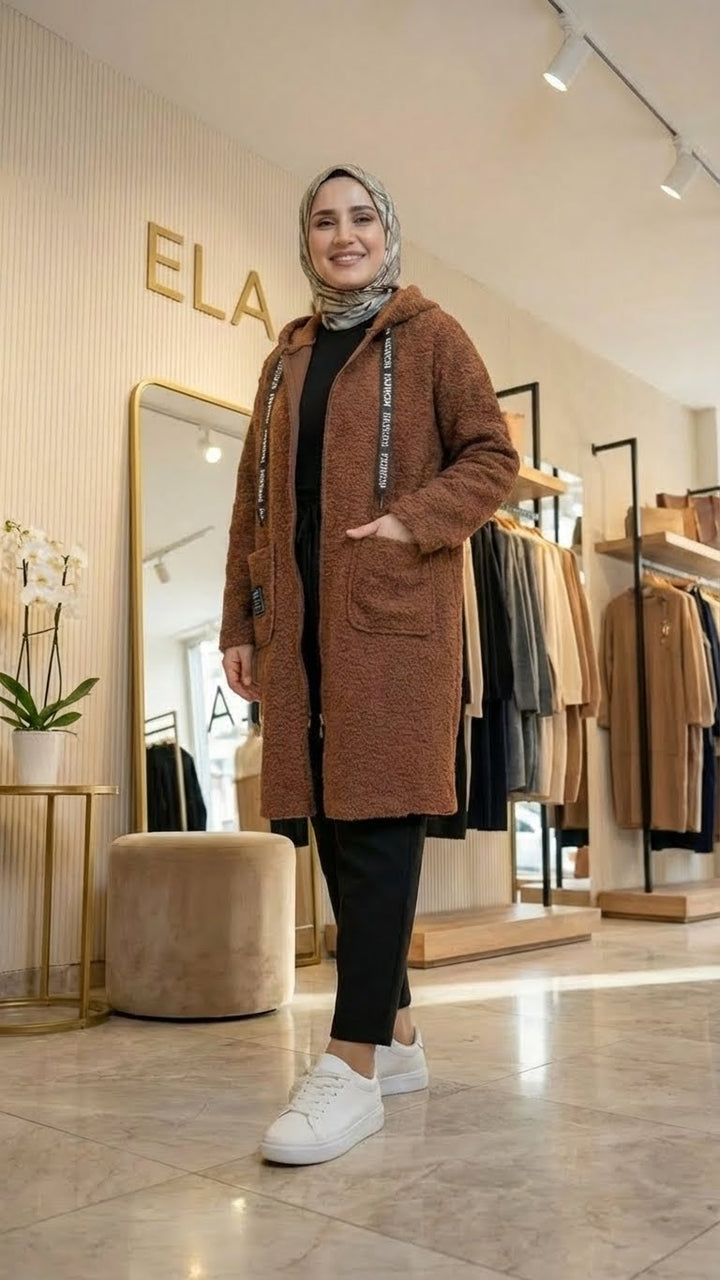 Tarçın Buklet Hırka