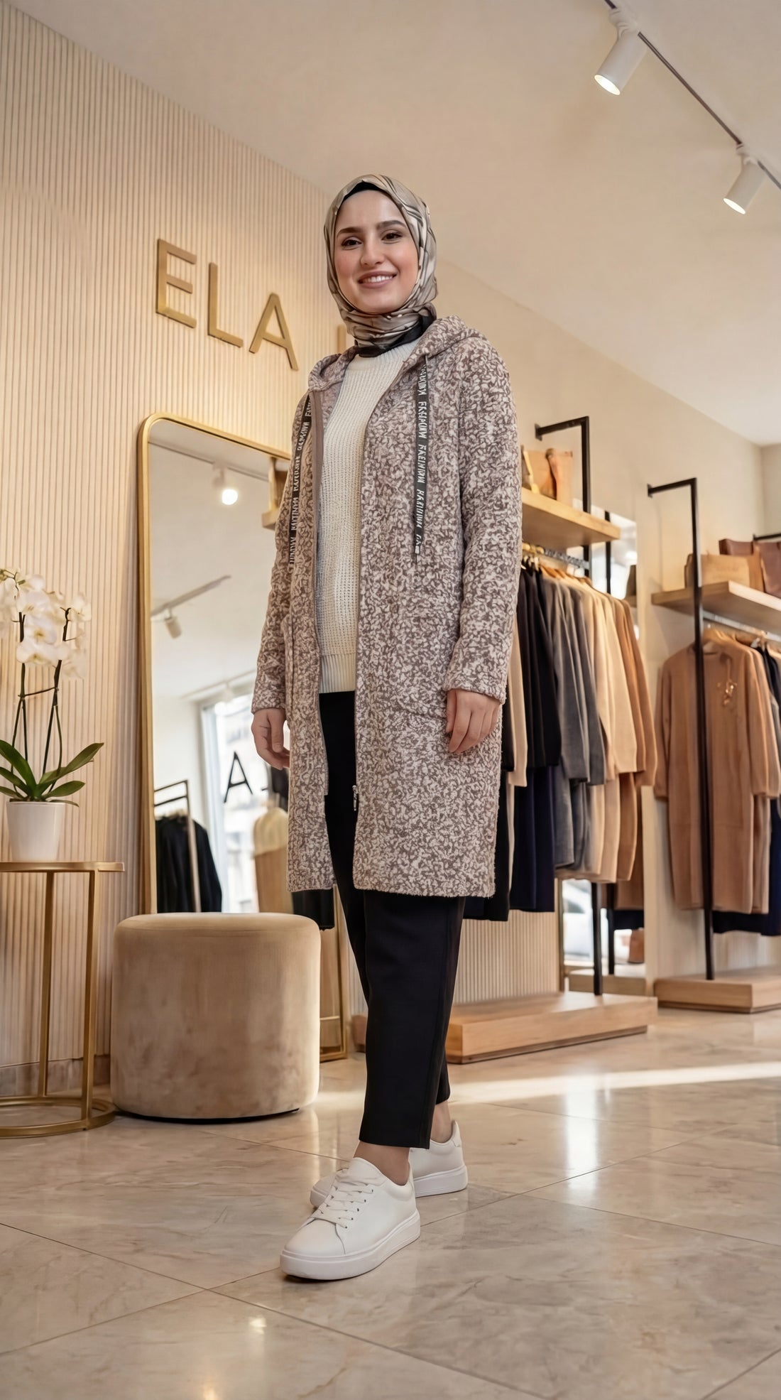 Karyağdı Vizon Buklet Hırka