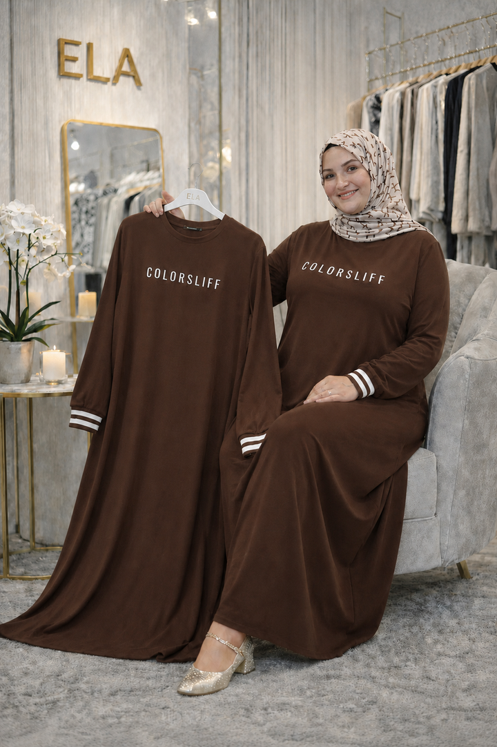 Kahverengi Spor Elbise SE-024