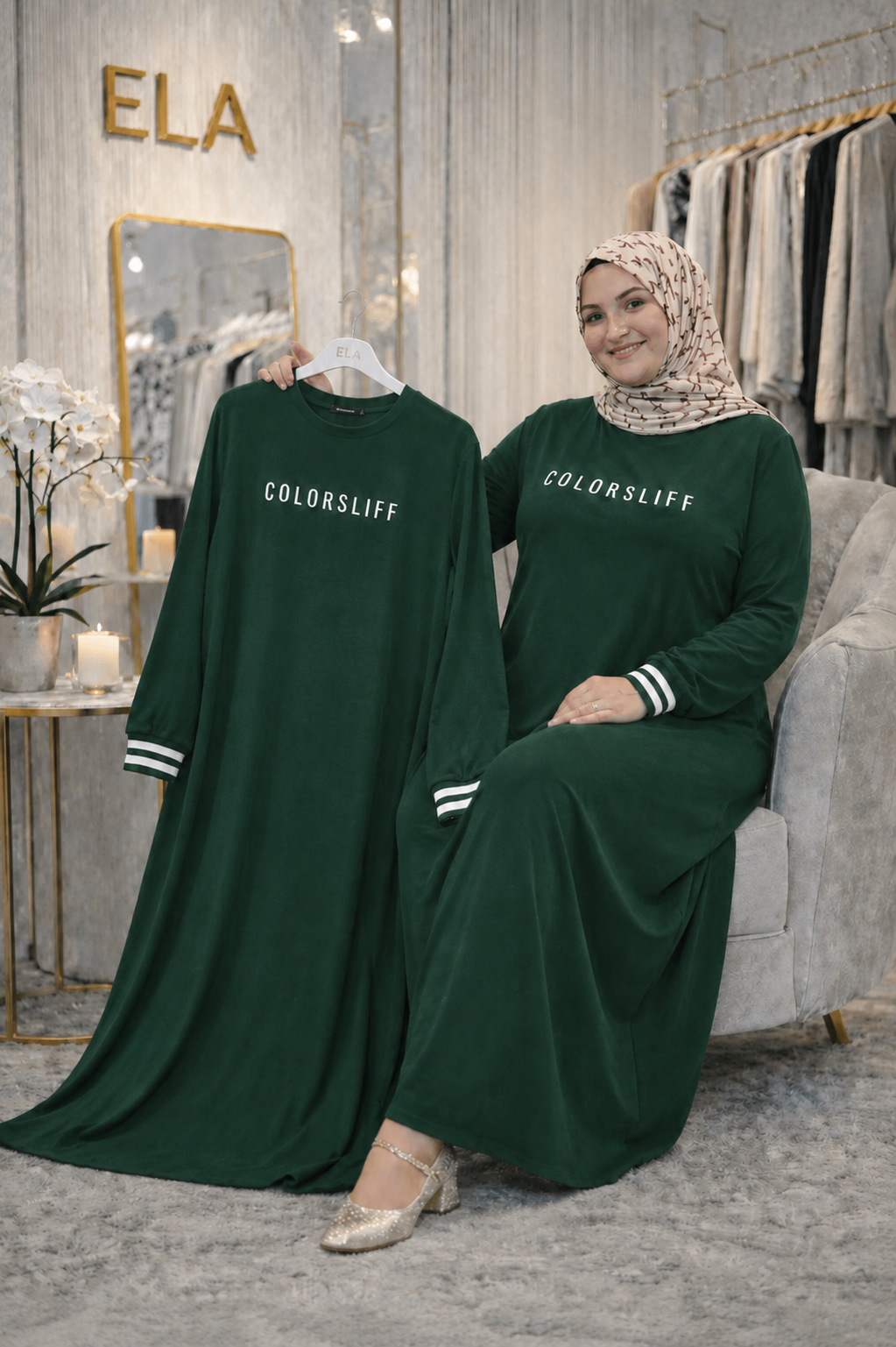Yeşil Spor Elbise SE-023